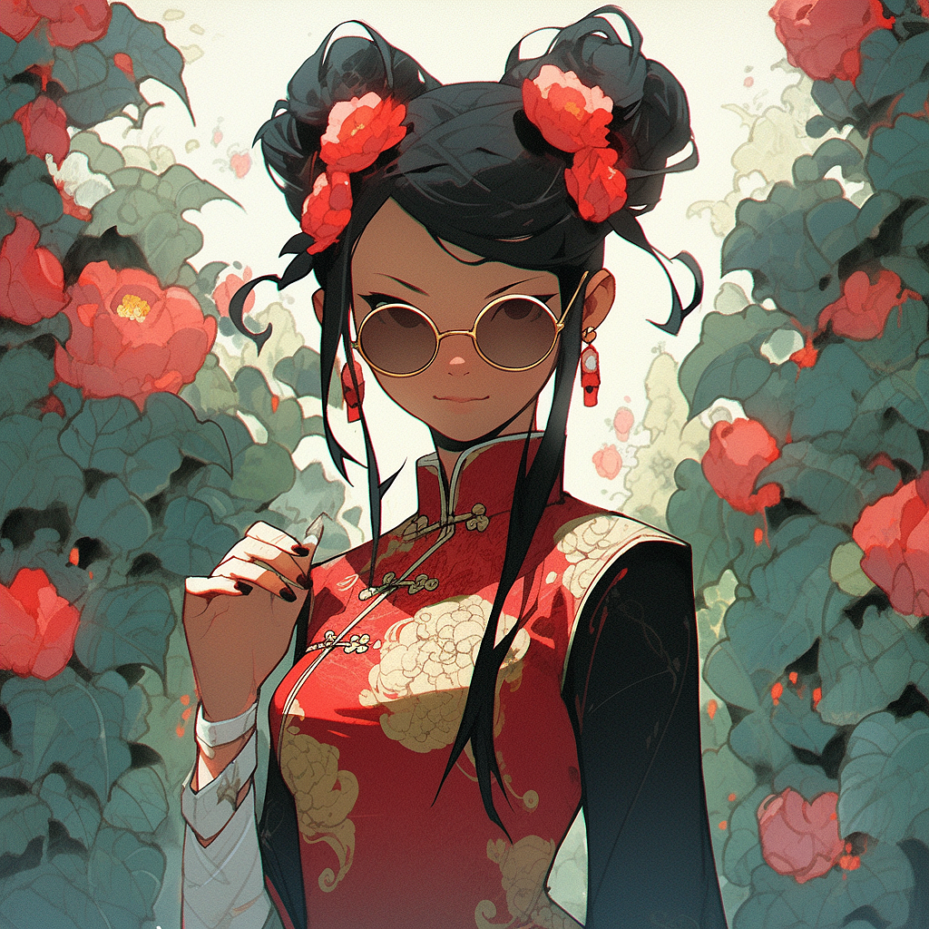 气质国风插画 | 酷酷女孩(图ZMzM5MTY2NTQ0) - 概念设定 - 站酷设计师Cnc2202原创素材 - 站酷ZCOOL