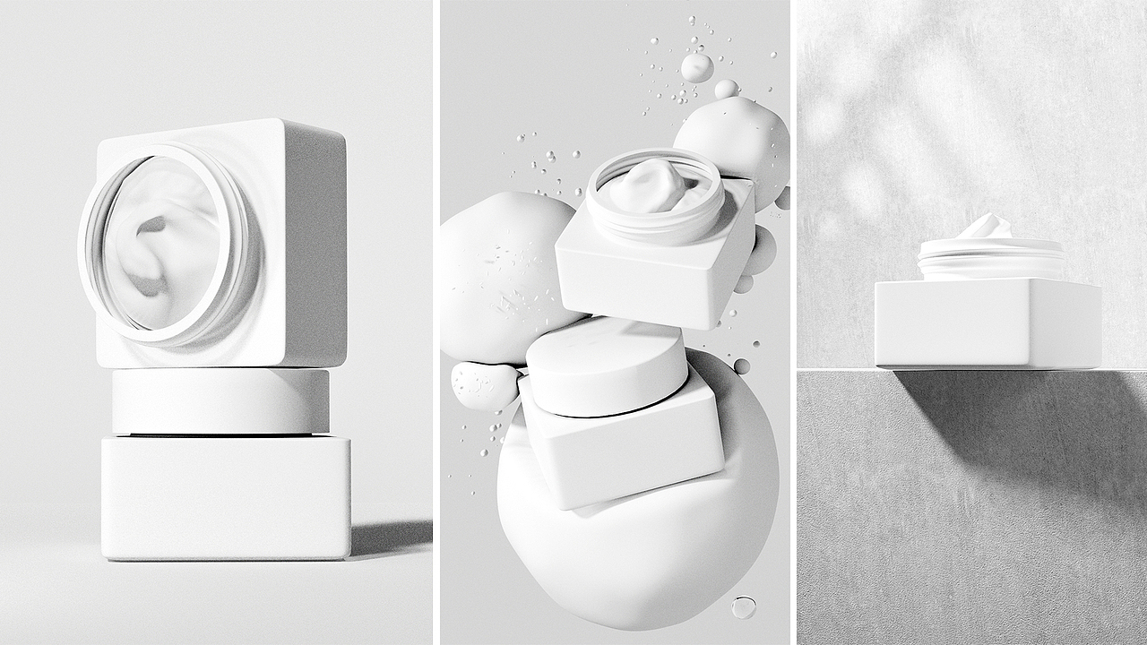 美妆类渲染（图ZMzQ0NDg2MDAw） - 电商 - 站酷设计师鱼跃花见原创素材 - 站酷ZCOOL