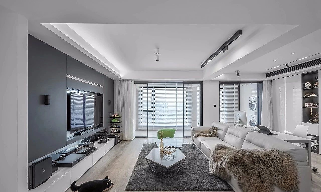 120平高级简约风，精致的三口之家