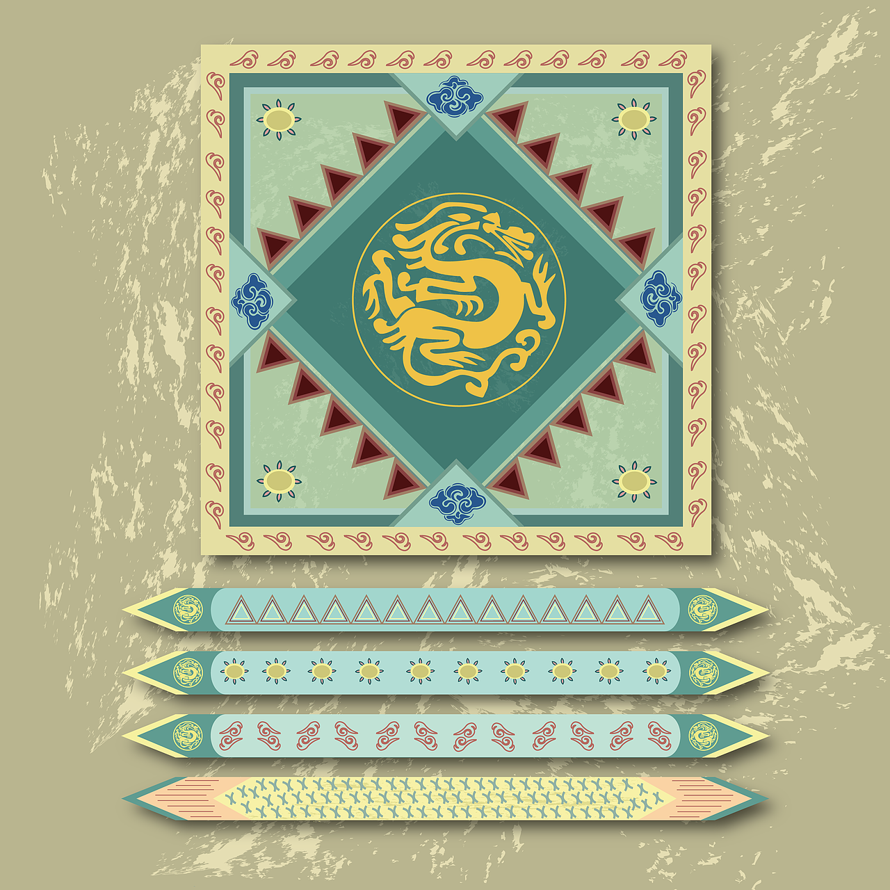 湘西苗族服饰纹样设计