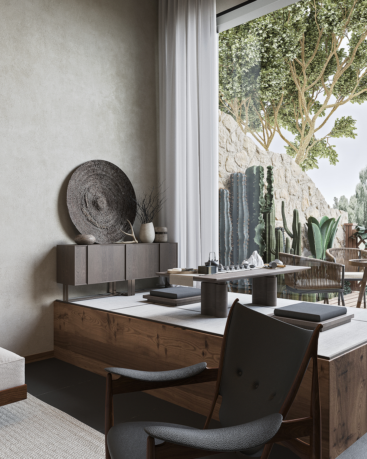 民宿渲染（图ZMzIyMjIxMjA4） - 家装设计 - 站酷设计师八千李路云和月原创素材 - 站酷ZCOOL