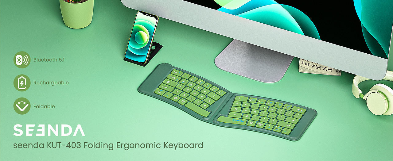 亚马逊-可折叠便携键盘渲染