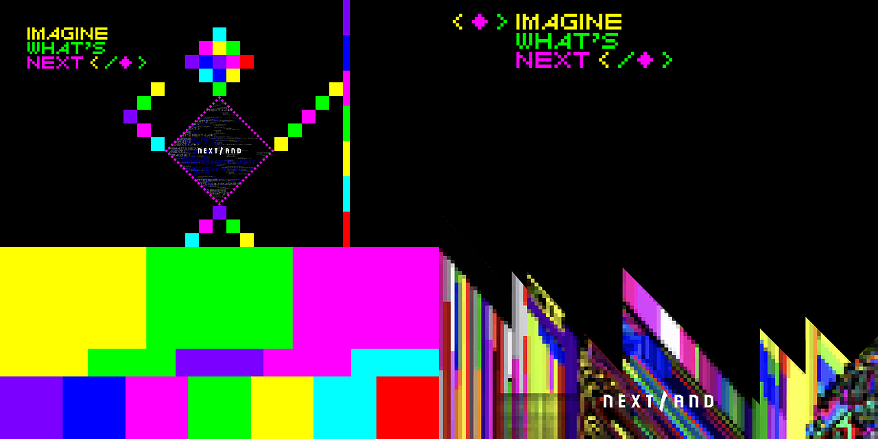👾 🔷 IMAGINE WHAT'S NEXT 🤗 📐(图ZMzcwMDcxOTky) - 海报 - 站酷设计师赛博闹宗原创素材 - 站酷ZCOOL