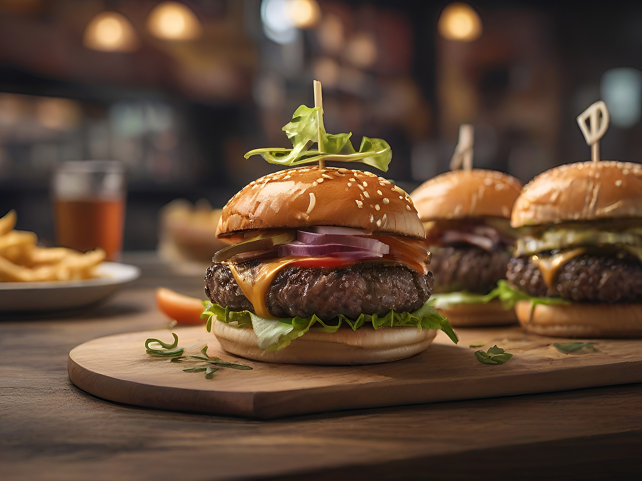 汉堡乐章：独特口味与创新搭配的美味之旅