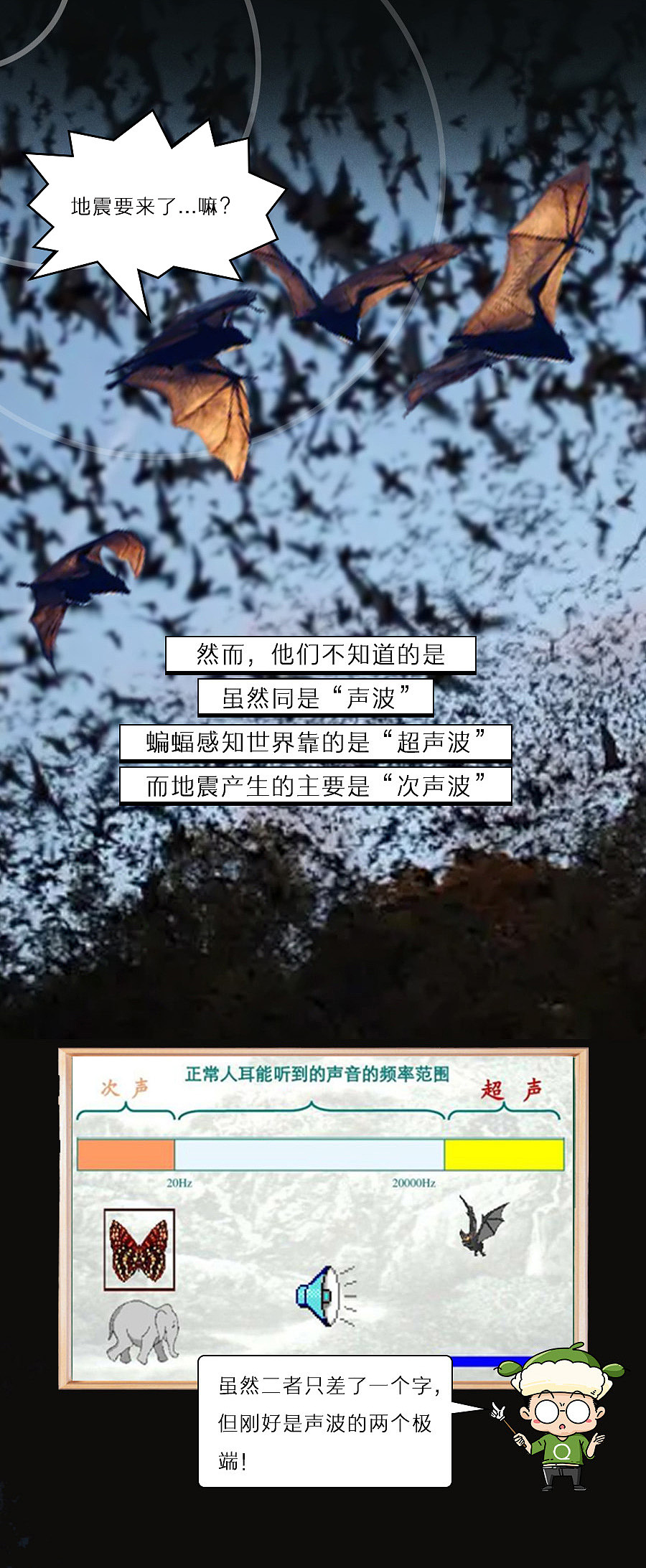 动物感知地震能力真比人强？（图ZMzE0OTk1NDg0） - 中/长篇漫画 - 站酷设计师知识嗑儿原创素材 - 站酷ZCOOL