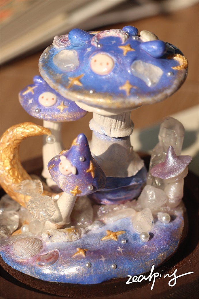 原创浪漫星河月蘑菇兔玻璃罩摆件（图ZMzU3MjE3OTU2） - 其他手工艺 - 站酷设计师zealping原创素材 - 站酷ZCOOL