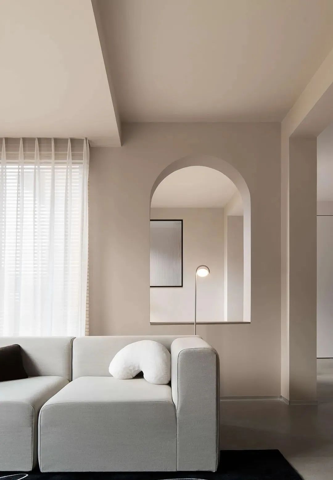 120㎡三居室,温柔奶油风设计屋主小姐姐还缺男友吗?