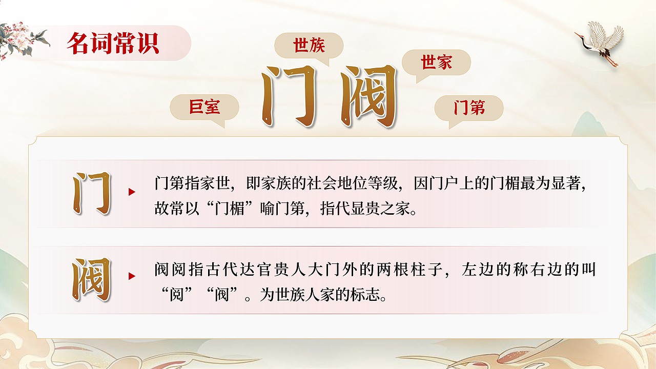 原创浅色古风高中语文PPT课件韩愈《师说》