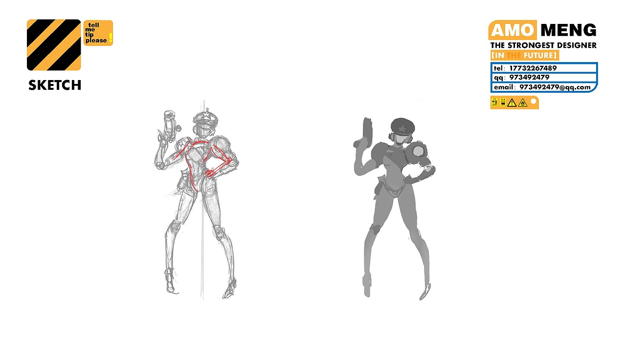 交通警察-妮蔻（图ZMzUwNzU3NTk2） - 游戏原画 - 站酷设计师E二大爷原创素材 - 站酷ZCOOL