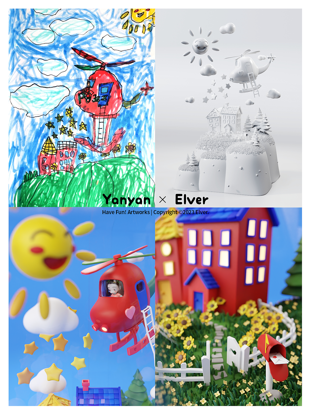 [Blender]Yanyan`s Dreamland/幻想小世界（图ZMzU3MzY3MDc2） - 人物/生物 - 站酷设计师Aaron_Elver原创素材 - 站酷ZCOOL