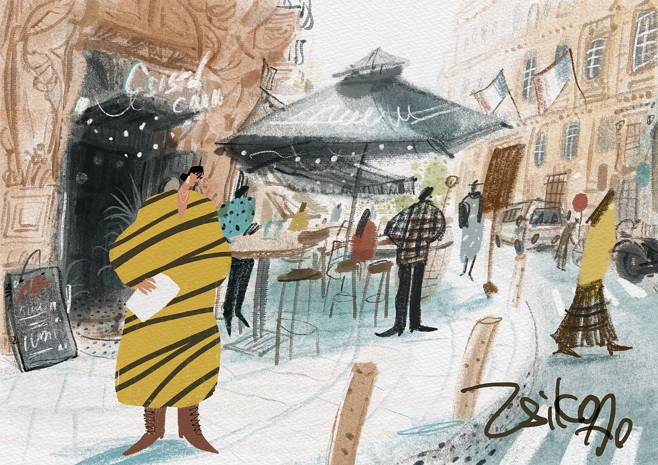 cheers！（图ZMzY3Mzc0NDQ0） - 艺术插画 - 站酷设计师ZsikoAo原创素材 - 站酷ZCOOL