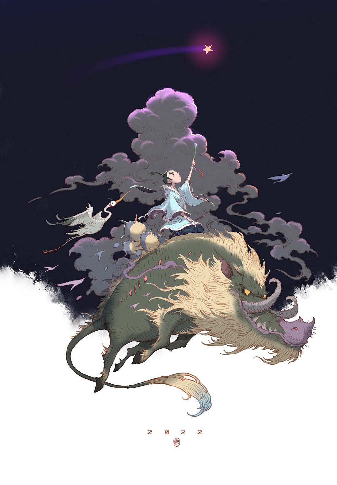 《春喜》（图ZMzE3NDkyNjMy） - 艺术插画 - 站酷设计师wmm14893986原创素材 - 站酷ZCOOL