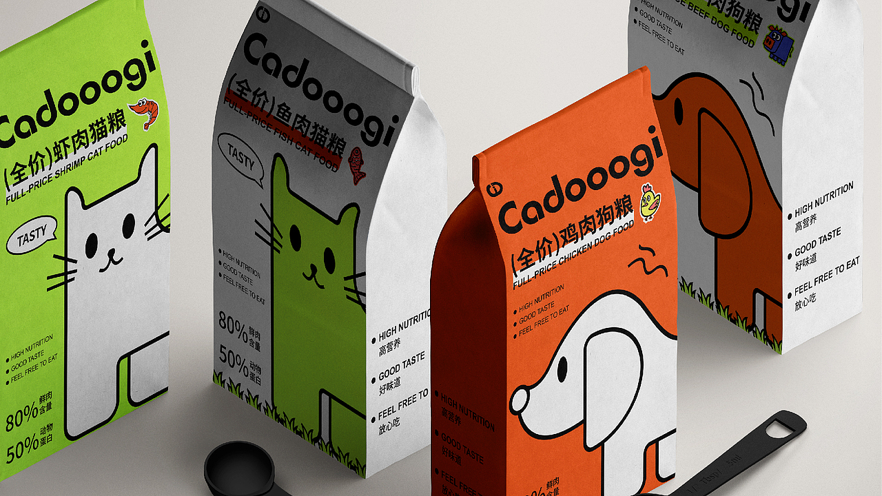 Cadooogi宠物粮品牌提案【逐浪派对】（图ZMzY5MTczMDI0） - 品牌 - 站酷设计师一二Lia原创素材 - 站酷ZCOOL