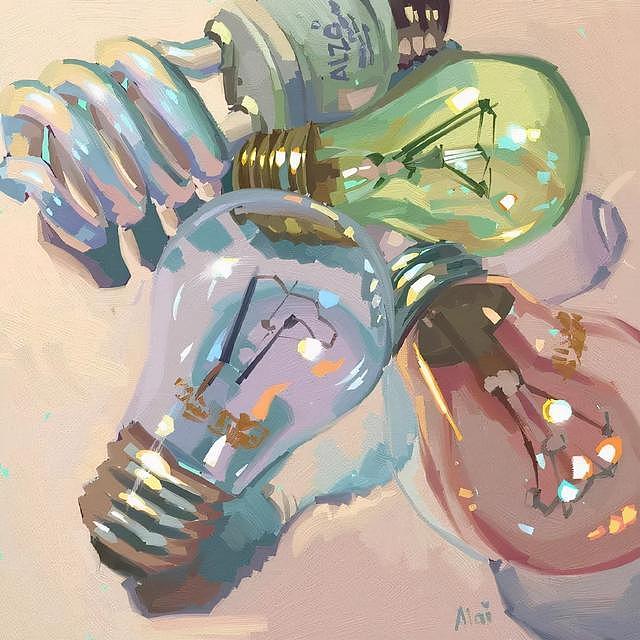 色彩运用 | 静物和日常生活的绘画作品案例分享