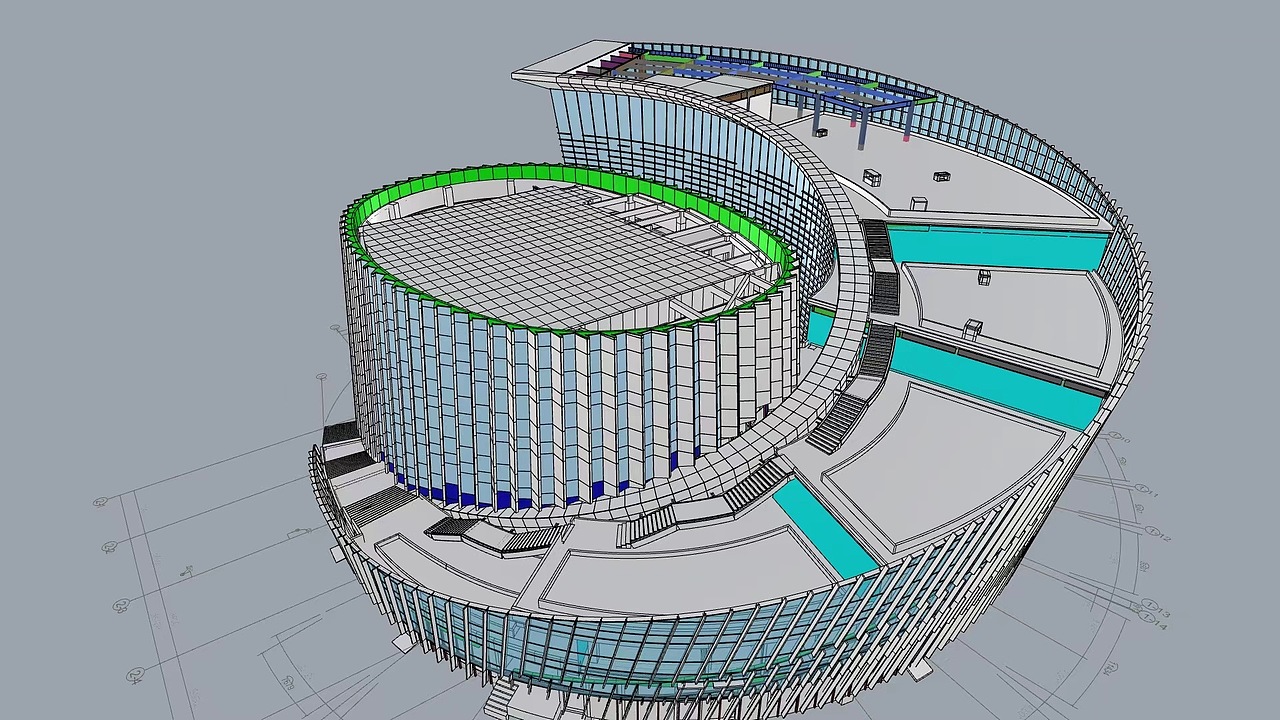 参数化BIM技术在福州某艺术场馆中的应用(内部交流)（图ZMzQ3Mjc4NzYw） - 建筑/空间 - 站酷设计师L_HAN原创素材 - 站酷ZCOOL
