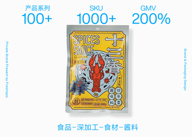 盒马自有品牌-盒马原标品牌设计&包装设计