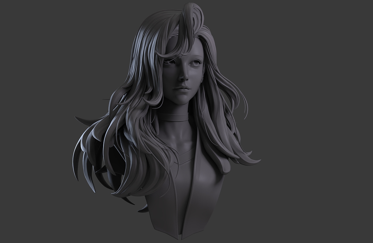 女性半身（图ZMzE0NzUwNTc2） - 人物/生物 - 站酷设计师鬼秀才原创素材 - 站酷ZCOOL