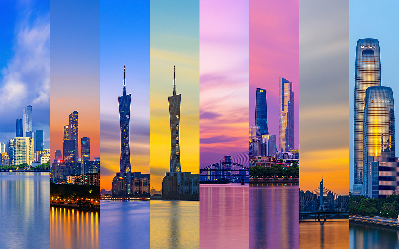 广州的日出、日落、夕阳、晚霞、云彩 【4k延时】