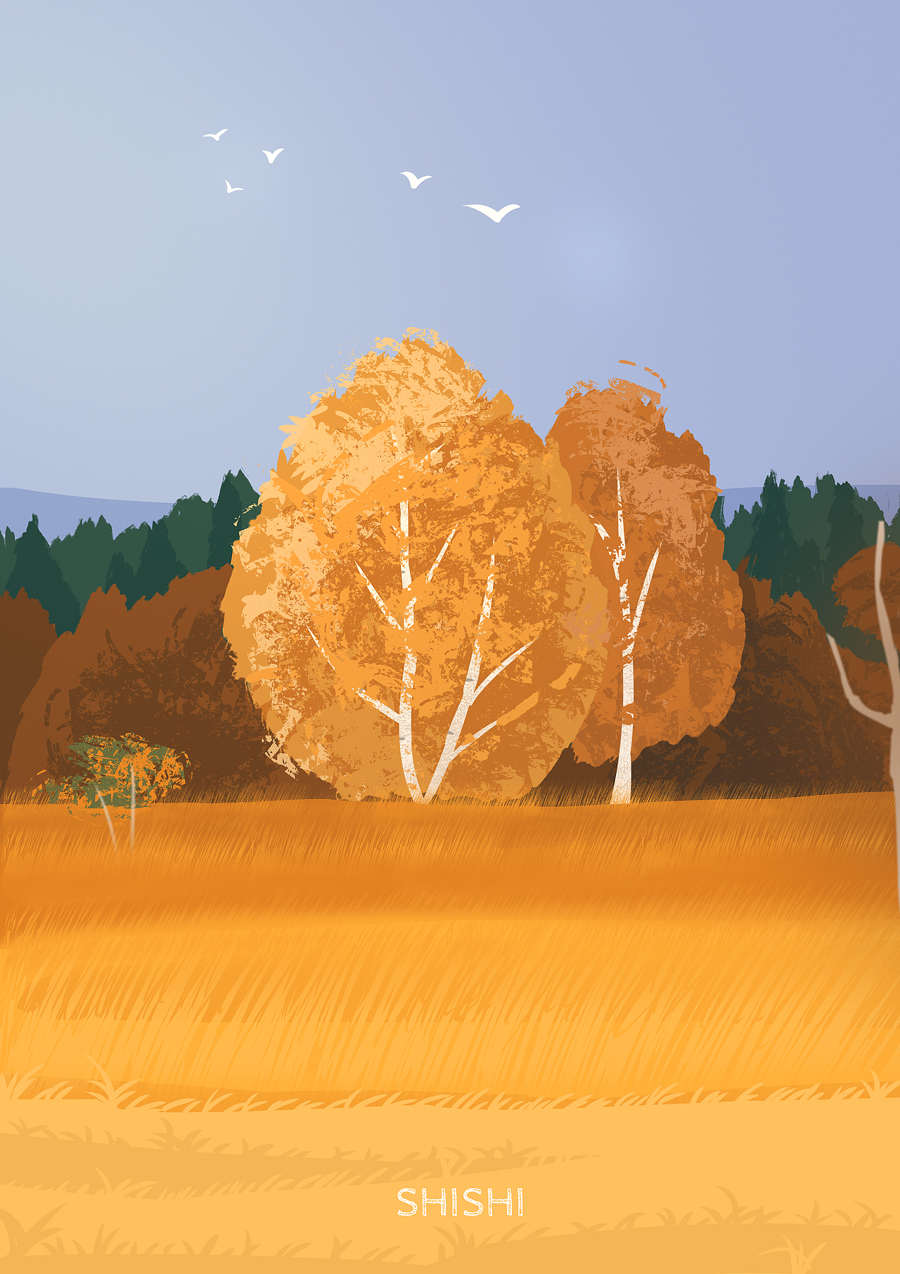 【色彩之旅—速涂打卡】NO.04（图ZMzE2ODExMTcy） - 创作习作 - 站酷设计师狮狮画画原创素材 - 站酷ZCOOL