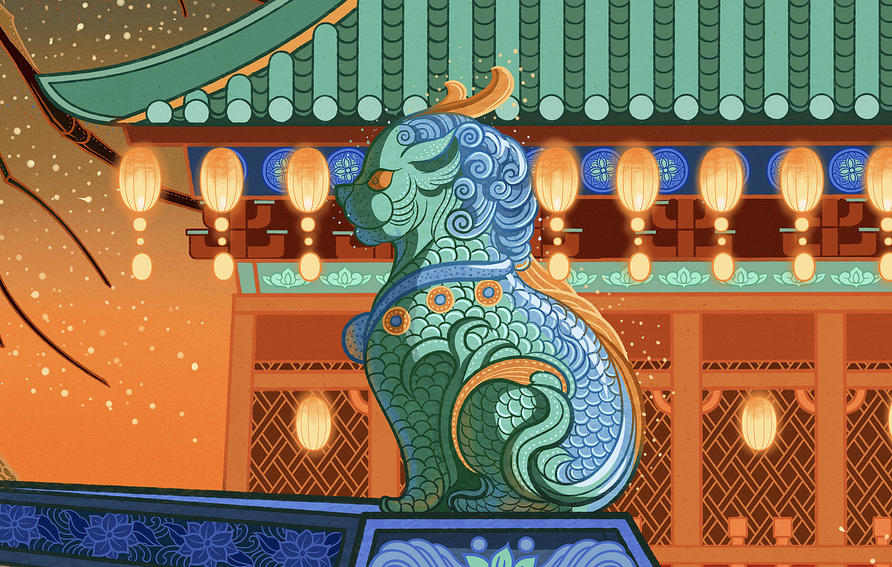 《画壁》组画系列（图ZMzYwNTM4MTc2） - 商业插画 - 站酷设计师唐众汤忠原创素材 - 站酷ZCOOL