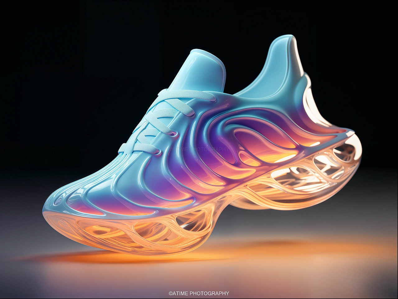 超精细概念鞋设计-AIGC