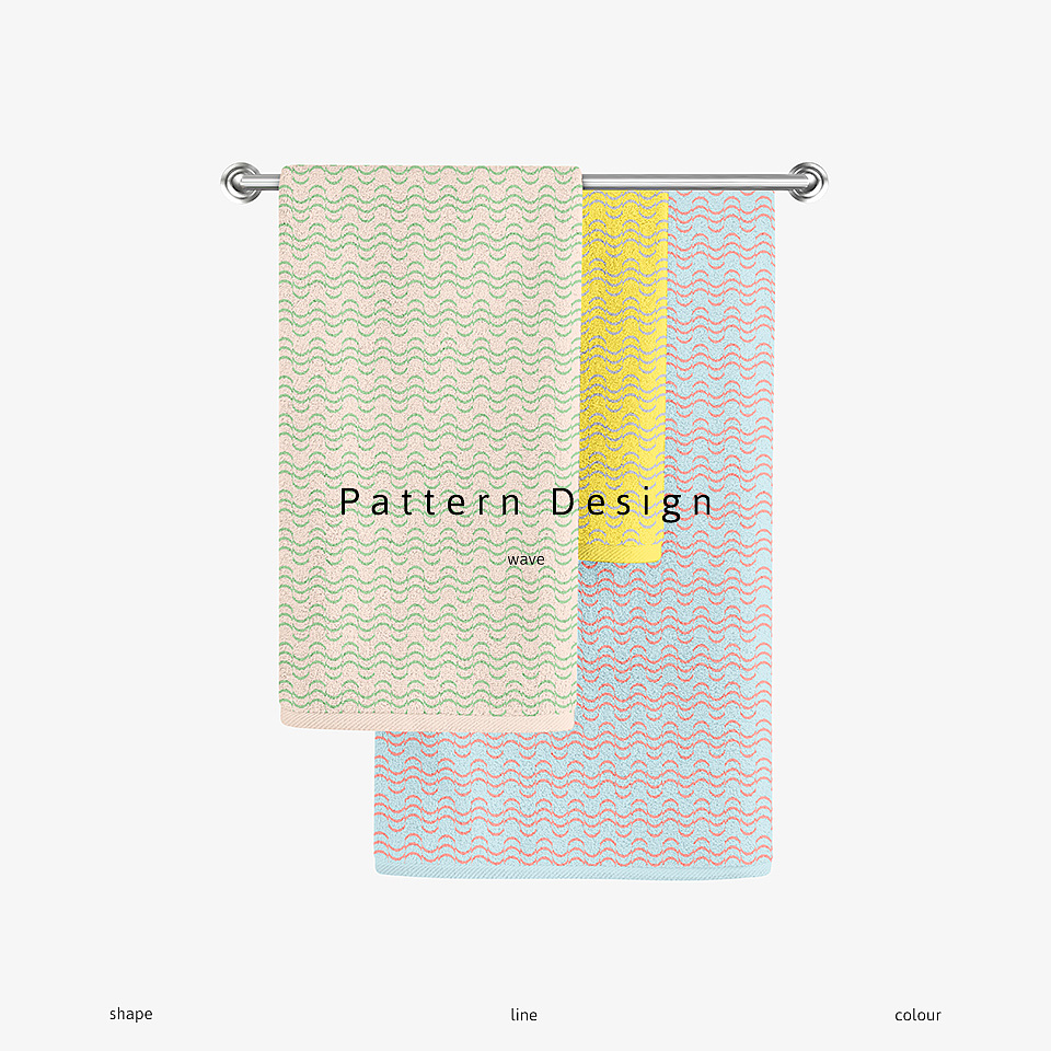 图案设计｜创意立体肌理波纹