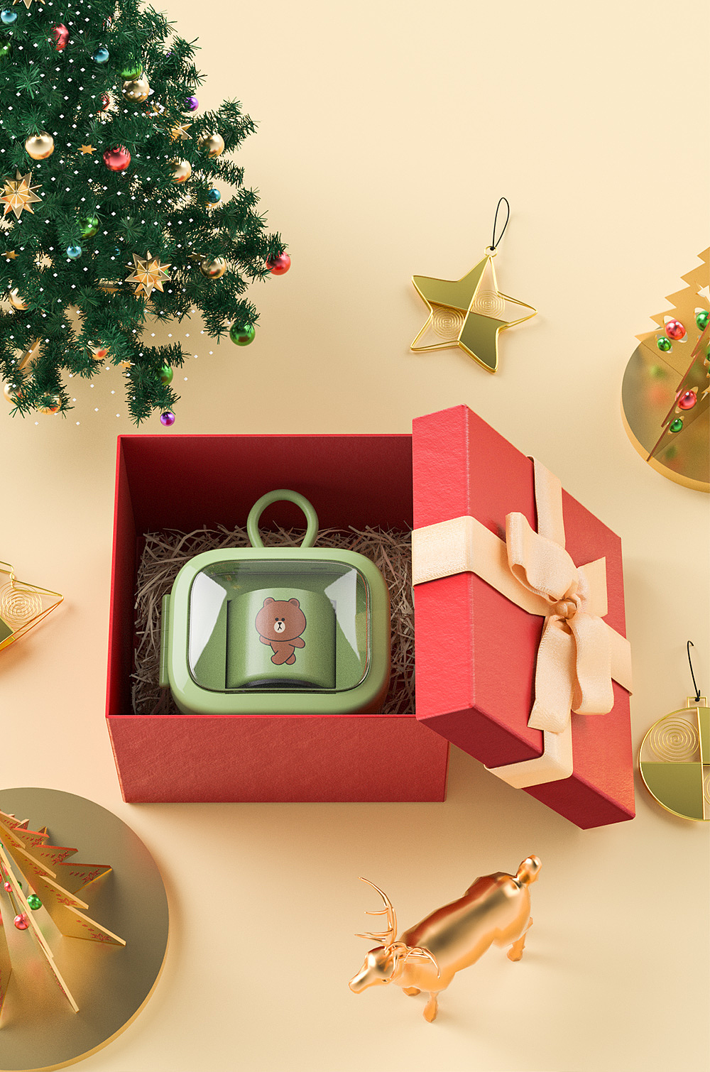 蓝牙音箱渲染合集