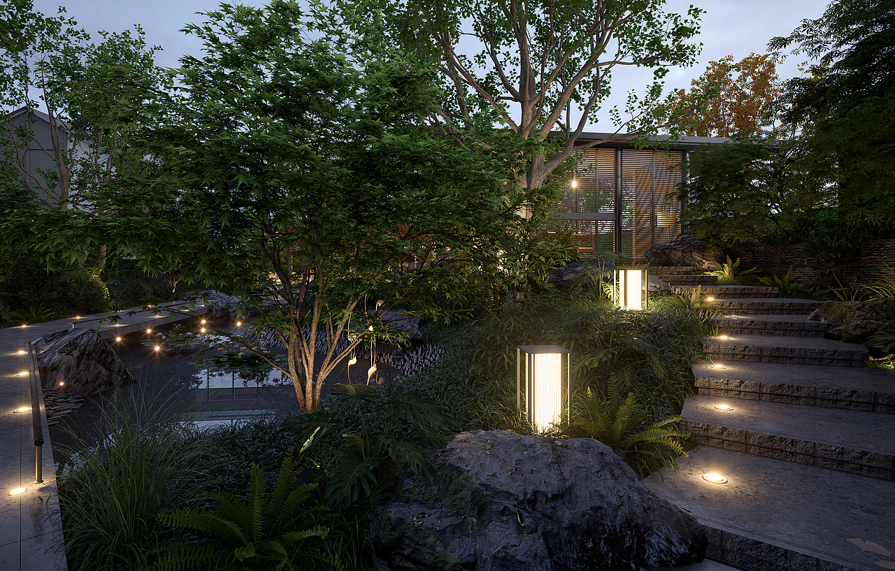 景观示范区D5渲染