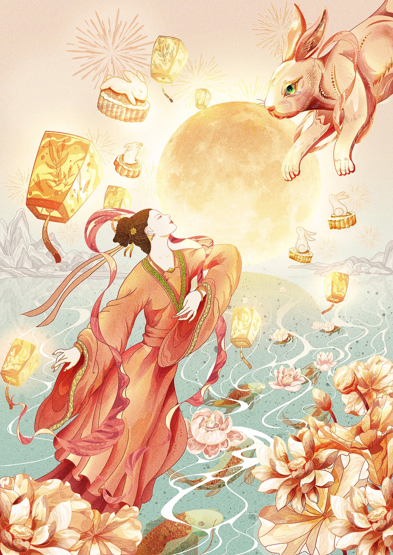 2022年插画作品集（图ZMzMyMzgxNDY0） - 商业插画 - 站酷设计师海的那边一原创素材 - 站酷ZCOOL