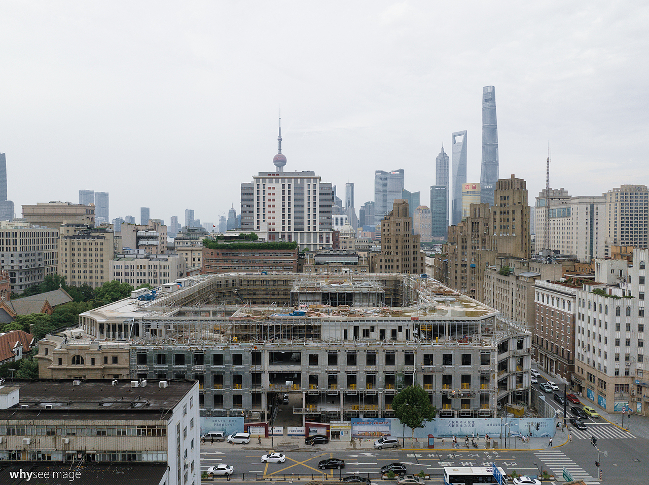 上海老市府大楼更新 | 在建造（图ZMzYyMTU4ODky） - 环境/建筑摄影 - 站酷设计师whyseeimage原创素材 - 站酷ZCOOL