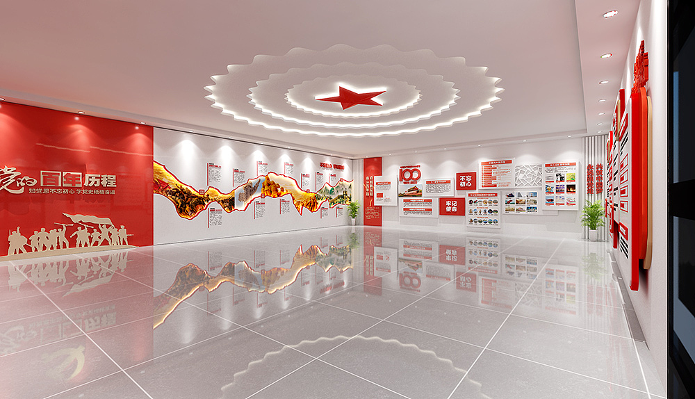 党建文化墙（图ZMjk3NDk5NTU2） - 其他平面 - 站酷设计师风筝FZ原创素材 - 站酷ZCOOL