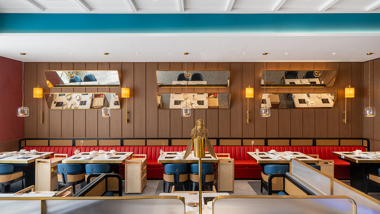 德香苑•北京烤鸭（万象城店）|重庆派派全案设计（图ZMzE2NDE0MDQ0） - 酒店餐饮设计 - 站酷设计师派派全案设计公司原创素材 - 站酷ZCOOL