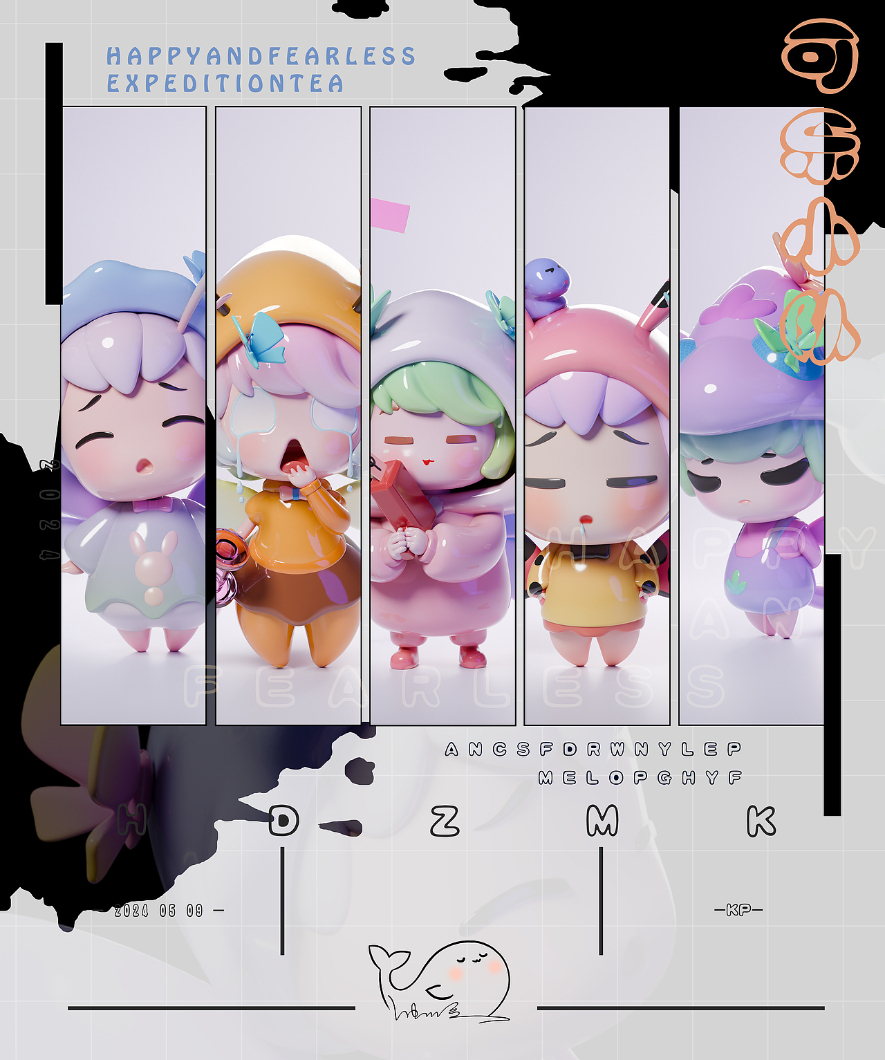 【可乐小队】原创ip形象设计|潮玩形象设计（图ZMzY4MjYwOTky） - 人物/生物 - 站酷设计师浊鱼鱼原创素材 - 站酷ZCOOL