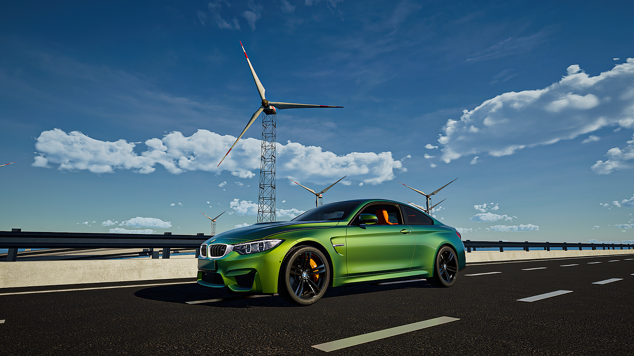 BMW M4 2023 - UE5 RTX Automotive rendering（图ZMzMyNTg3NjY0） - 动画/影视 - 站酷设计师熊熊本熊原创素材 - 站酷ZCOOL