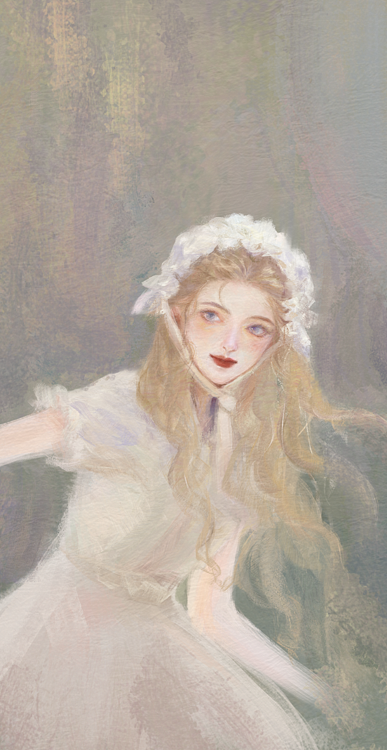 油画感女孩子合集