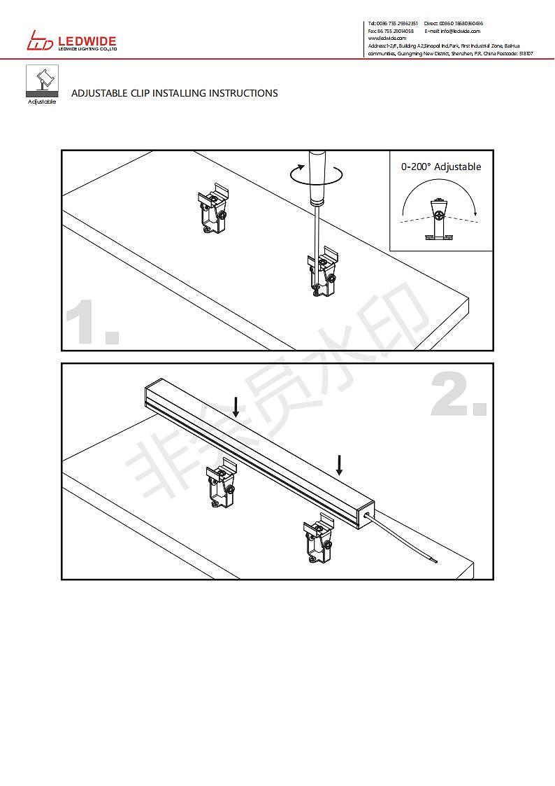 LED吊灯使用说明手册
