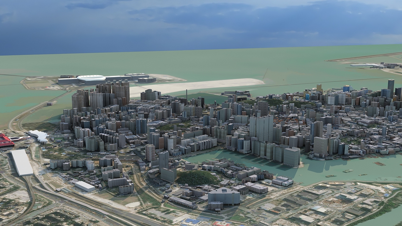 澳门3d城市模型