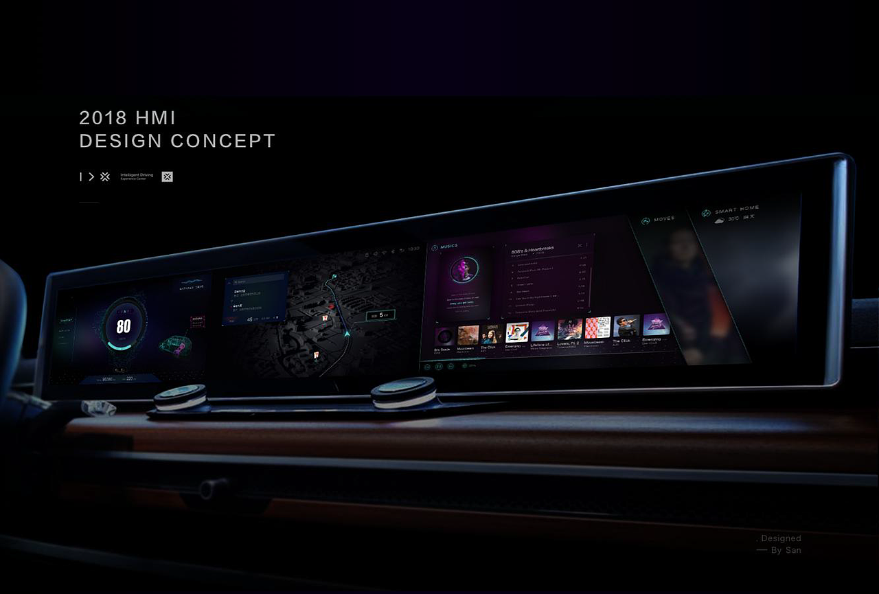 2018 HMI Design Concept（圖ZMzA0MzU0Njky） - 軟件界面 - 站酷設(shè)計(jì)師零緯空間原創(chuàng)素材 - 站酷ZCOOL