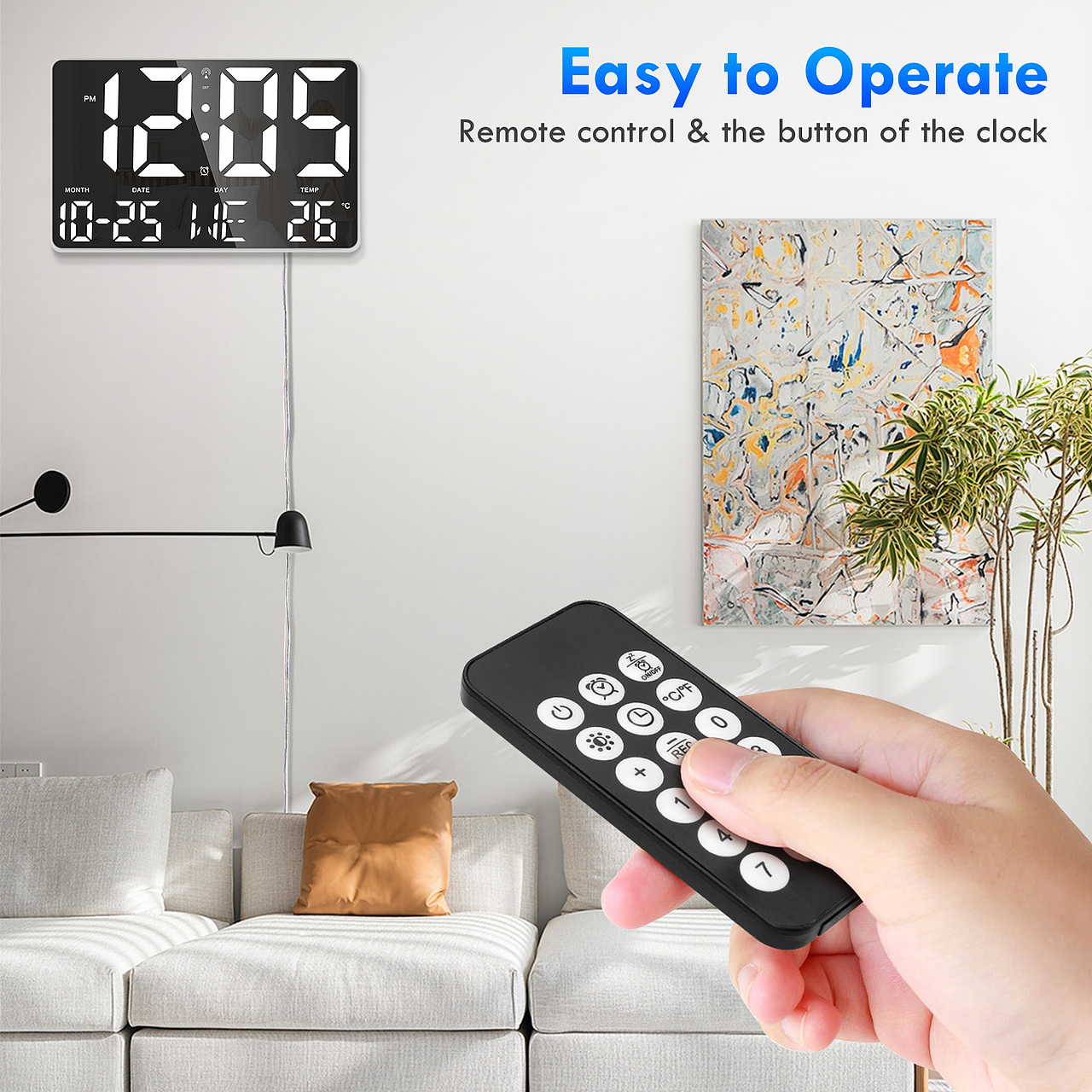 电子时钟 亚马逊主图 A+（图ZMzYyNDI0NDMy） - 运营设计 - 站酷设计师111lliii原创素材 - 站酷ZCOOL