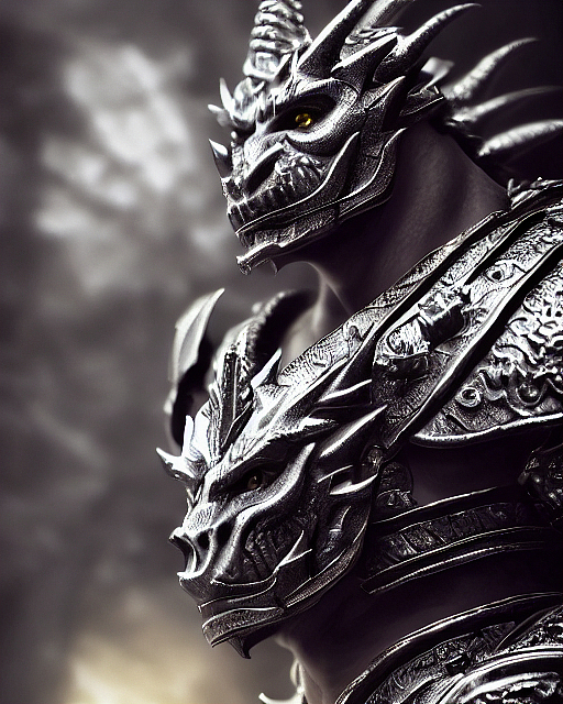 用Tiamat AI绘画创作的动物战士