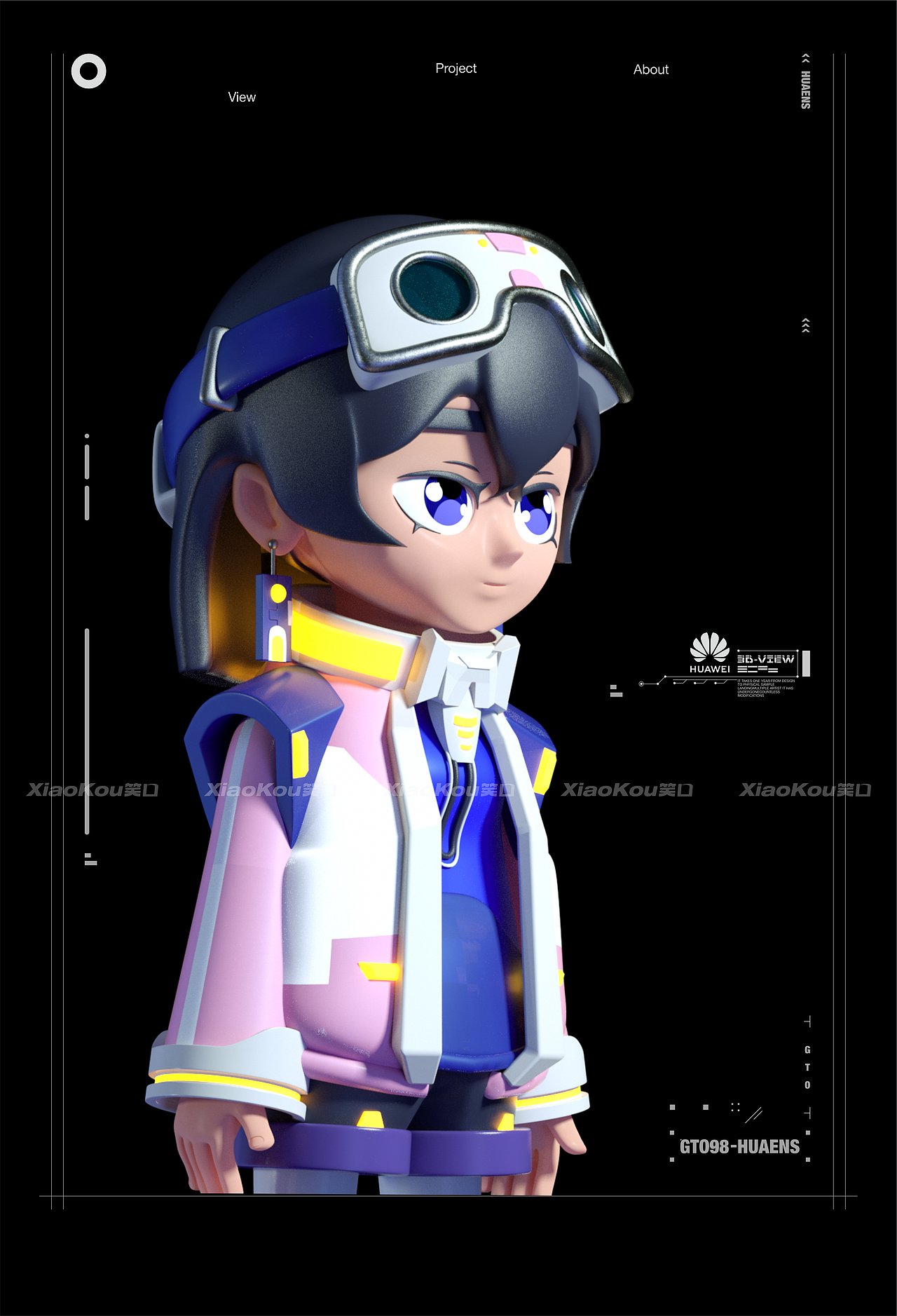 华为2012实验室丨IP设计丨吉祥物设计丨品牌全案（图ZMzQwNDYzNTM2） - IP形象 - 站酷设计师龙宫小僧y原创素材 - 站酷ZCOOL