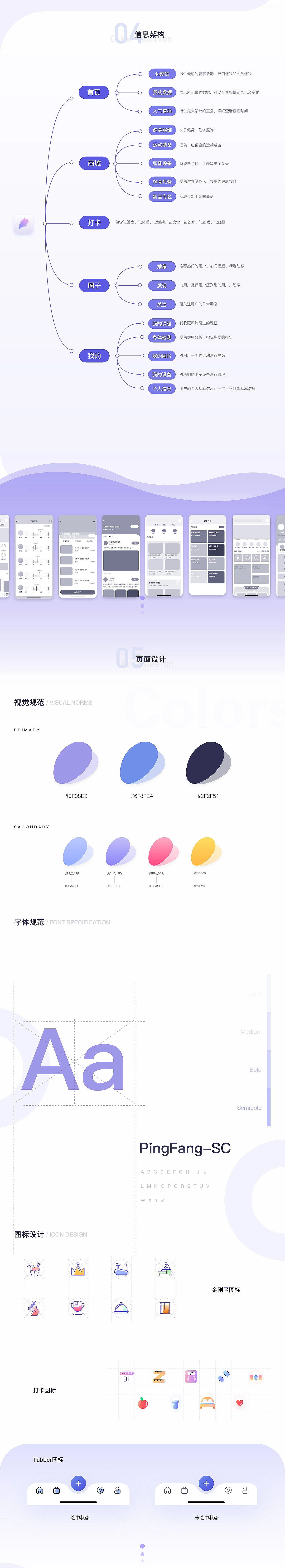 2022瑜伽UI作品集