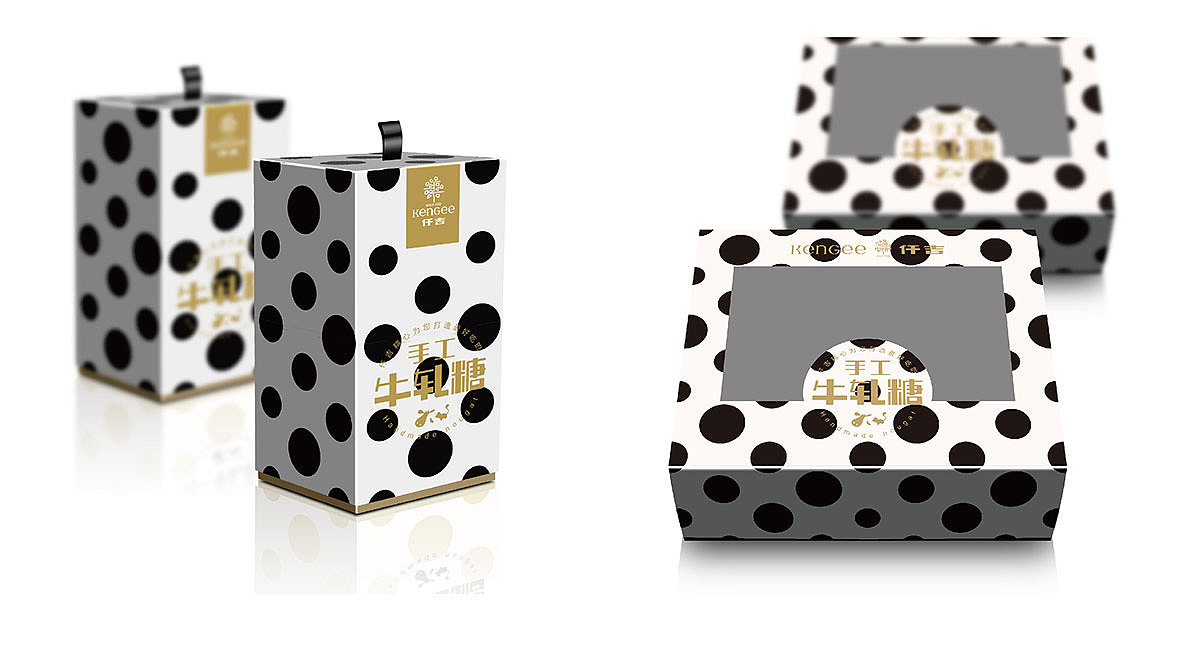 仟吉·手工牛轧糖系列包装设计