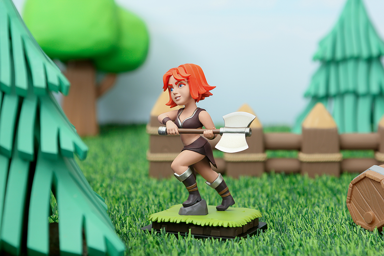 部落沖突皇室戰(zhàn)爭(zhēng) | 手辦研發(fā)（圖ZMzA1Mzk5MTI0） - 玩具 - 站酷設(shè)計(jì)師白焰工作室原創(chuàng)素材 - 站酷ZCOOL