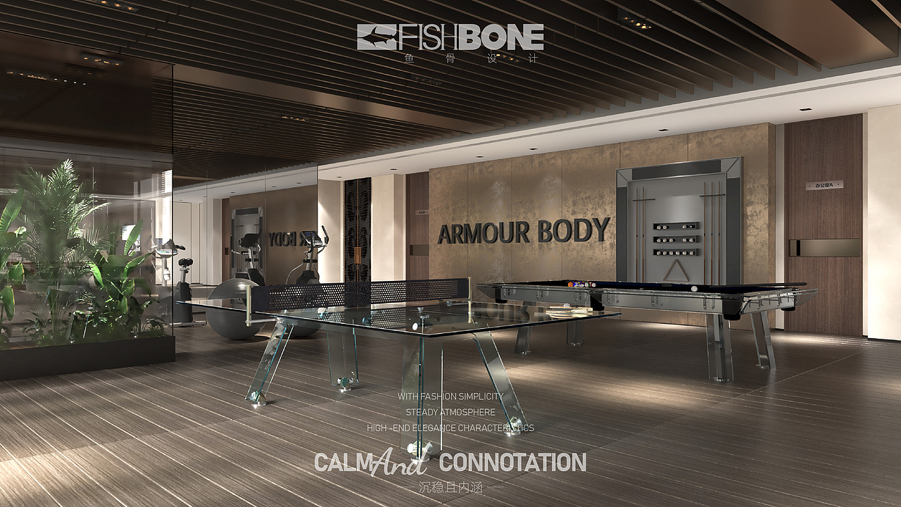 鱼骨设计 —— 乾靖地产办公楼（图ZMzQ0MzA4ODY0） - 其他空间 - 站酷设计师鱼骨设计事务所原创素材 - 站酷ZCOOL