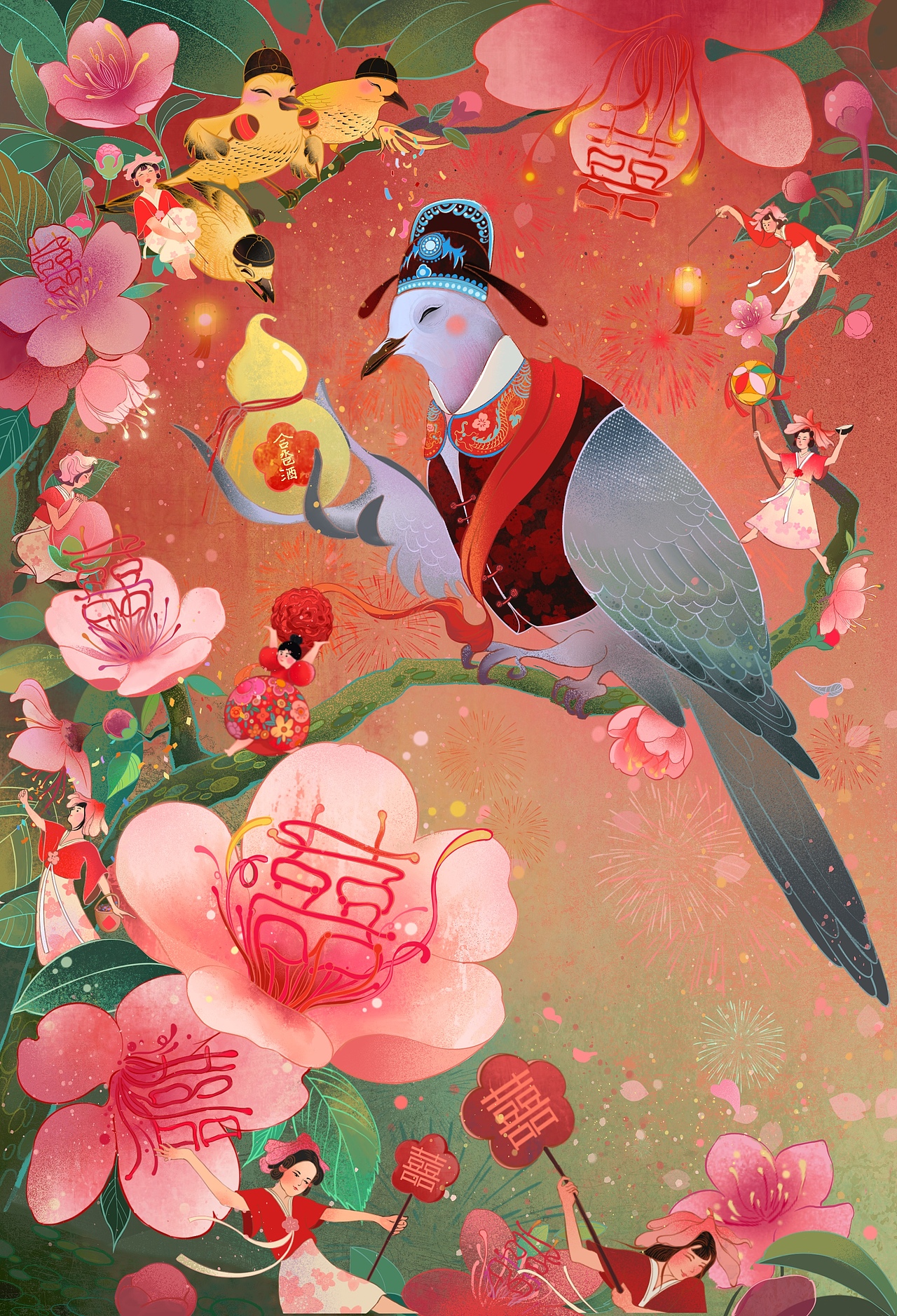 “红裙子女孩儿”陪我走过的第三年创作合集