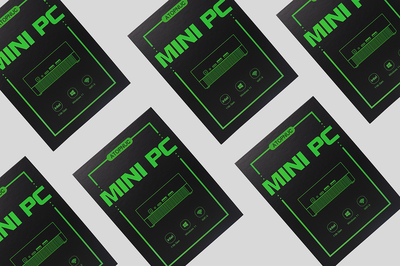 MINI PC 迷你电脑主机包装盒（图ZMzIwODE2MTg0） - 包装 - 站酷设计师大黑桃X原创素材 - 站酷ZCOOL