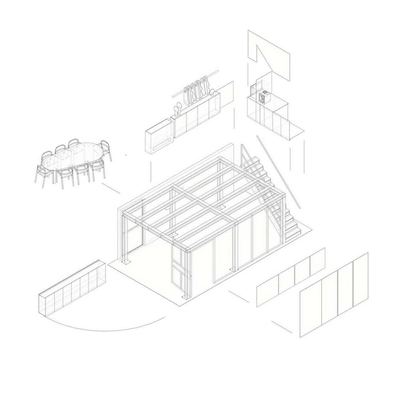 迷你休闲/展示空间简单而唯美