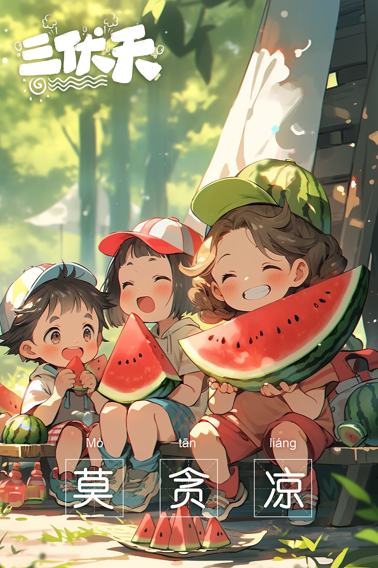 AIGC海报:中医 - 三伏天(图ZMzQ0NjA4OTEy) - AI作品 - 站酷设计师蔡辉辉_up原创素材 - 站酷ZCOOL