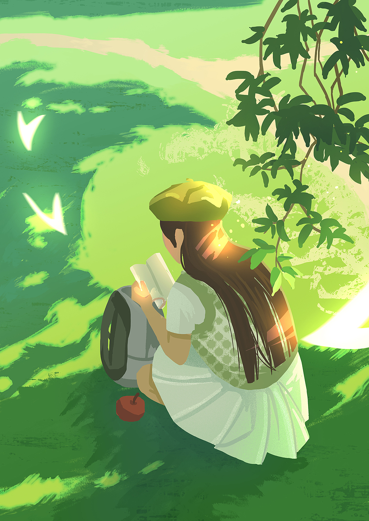 安静的少女（图ZMzE2Mjg5NzQw） - 创作习作 - 站酷设计师W舞清风原创素材 - 站酷ZCOOL